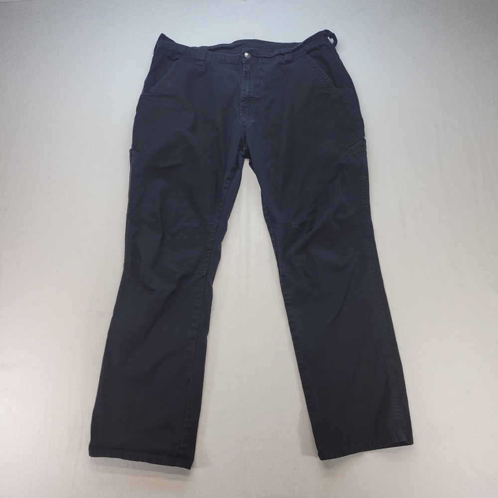Genuine Dickies Cargo Pants Mens 34x30 Black Workwear Straight Leg